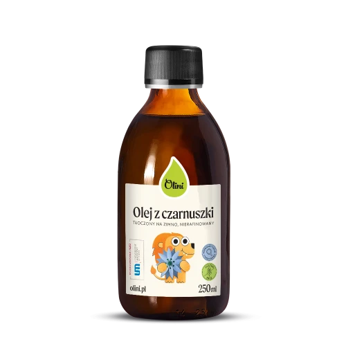 Olej z czarnuszki z lwem Olini 250ML.webp