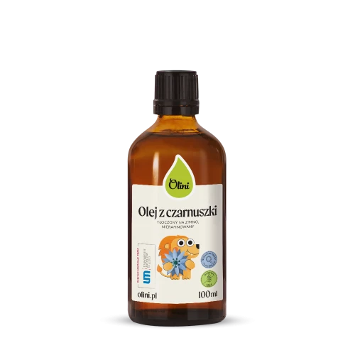 Olej z czarnuszki z lwem Olini 100ML.webp