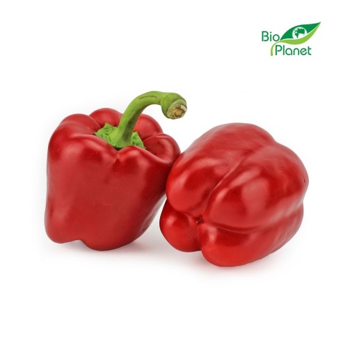 PAPRYKA CZERWONA ŚWIEŻA BIO (około 0,40 kg)