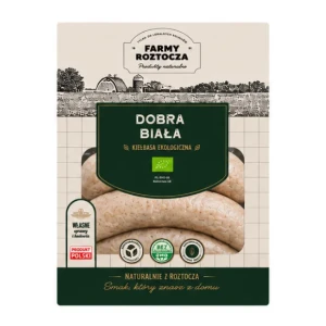 Kiełbasa Dobra Biała Bio 350 g Farmy Roztocza