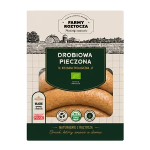 Kiełbasa Drobiowa Pieczona Bio 350 g Farmy Roztocza