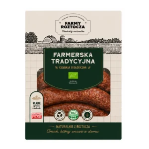 Kiełbasa z Farmerskiej Zagrody Bio 350 g Farmy Roztocza