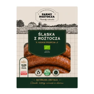 Kiełbasa Śląska z Roztocza Bio 350 g Farmy Roztocza