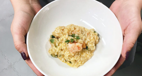risotto z langustynkami_Spiżarnia Rydzyńska_fot. Daria Wójcicka